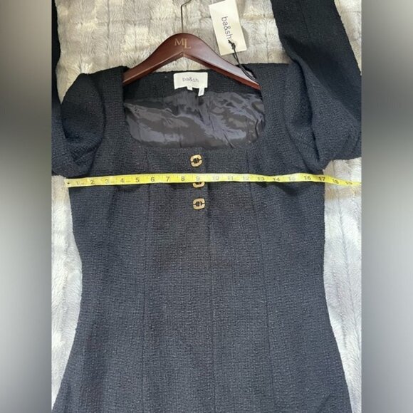 BA&SH Merveille square neck dress Size 2 - Picture 7 of 15